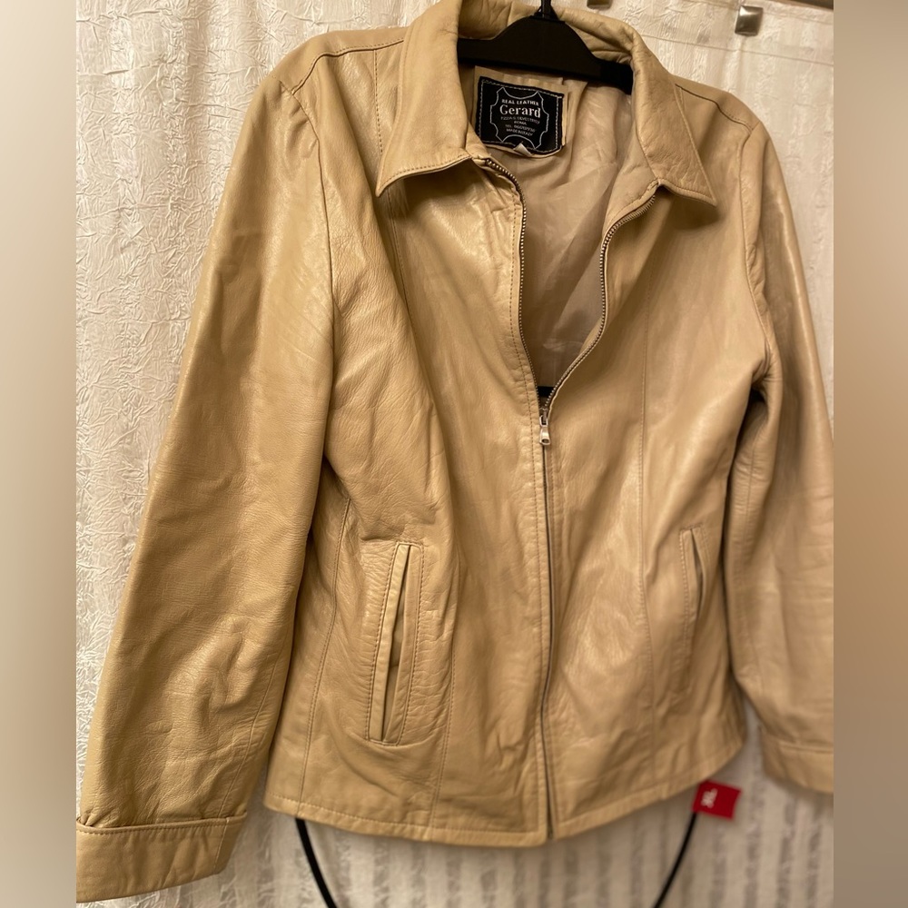 Genuine Gerard Leather Jacket. Made in Rome, Italy. Original Genuine Authentic.